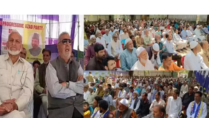 At Sagipora in Rafiabad, the DPAP is holding its party convention