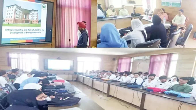 JKEDI and GDC Kishtwar hold a programme to promote entrepreneurship